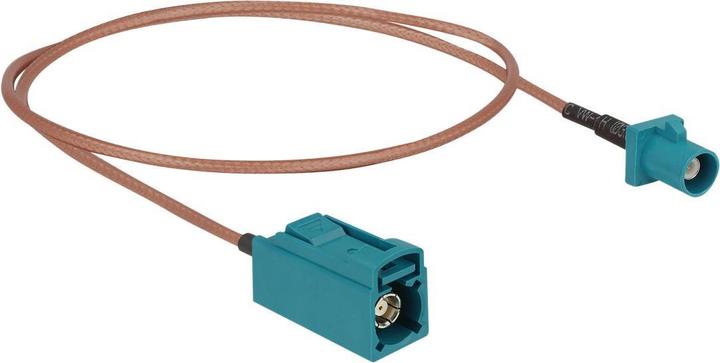 Actual product image Delock 90004 Coaxial cable 0.5 m FAKRA Z RG-316/U Beige (2 dB, Antenna cable)