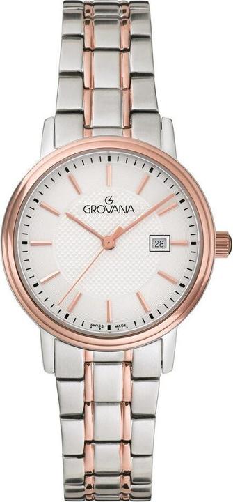 Grovana Kensington Traditional-Kollektion – Montre-Quarz, hergestellt in der Schweiz (Swiss Made)