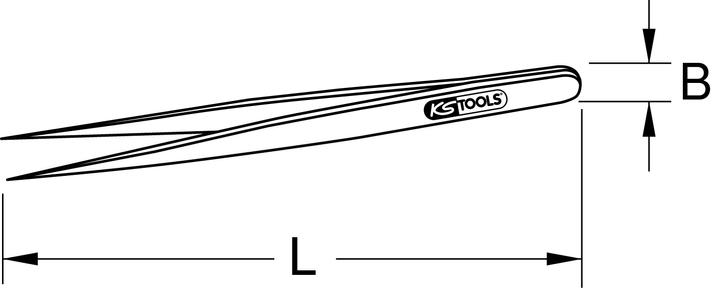 Immagine prodotto KS Tools Pinzette TITANplus