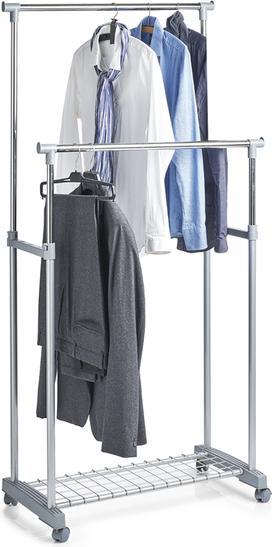 Actual product image Zeller Present Rolling clothes stand