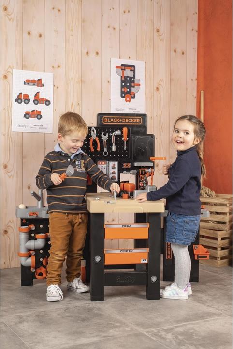 Productafbeelding Smoby Black+Decker Mega Werkbank Centrum 7600360726