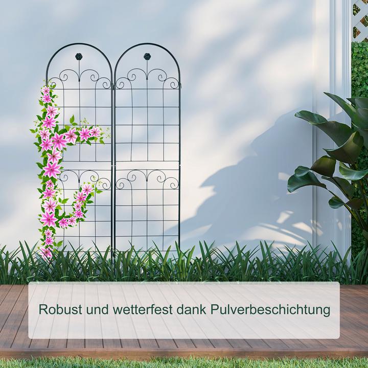 Actual product image Relaxdays Garden Trellis Set of 2 (1.50 cm, 50 cm)
