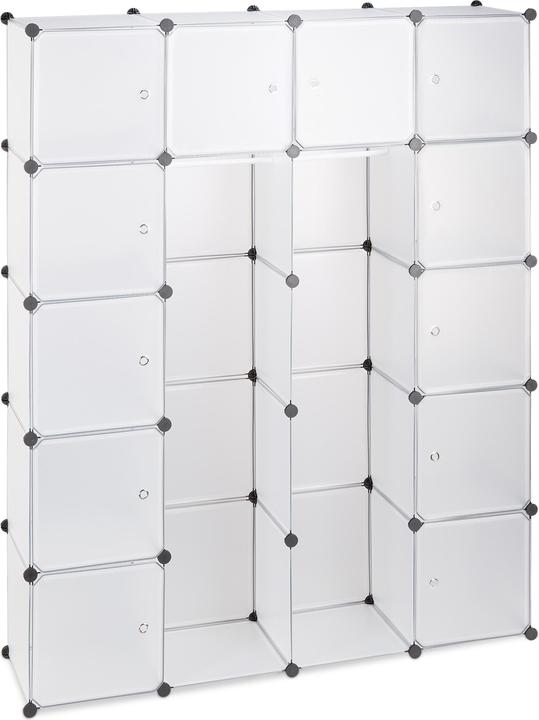 Produktbild Relaxdays Kleiderschrank Stecksystem (145 x 36.5 x 180 cm)