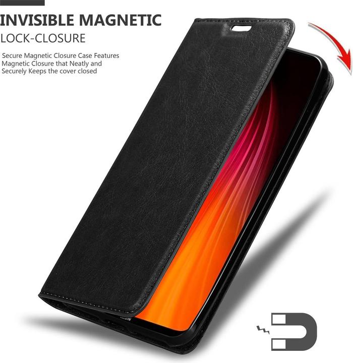 Actual product image Cadorabo Book Invisible Magnet Cover (Xiaomi Redmi Note 8)