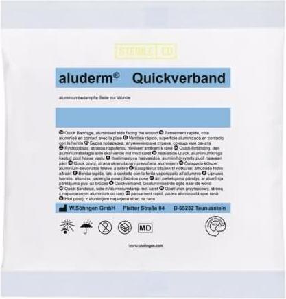 Actual product image Söhngen aluderm quick dressing large, 8cm, sterile
