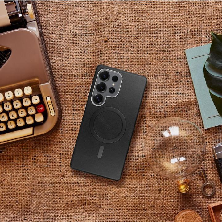 Immagine prodotto OEM Back panel cover GENTLEMAN MAG COVER Case compatible with MagSafe for SAMSUNG A26 black (Samsung Galaxy A26)