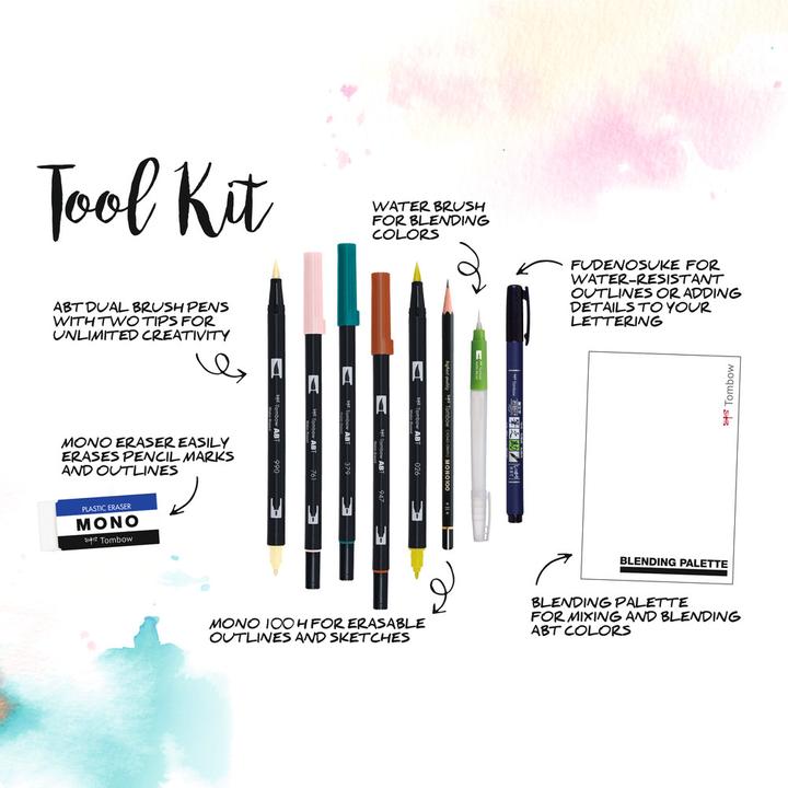 Produktbild Tombow Blended Lettering (Mehrfarbig, 6 x)