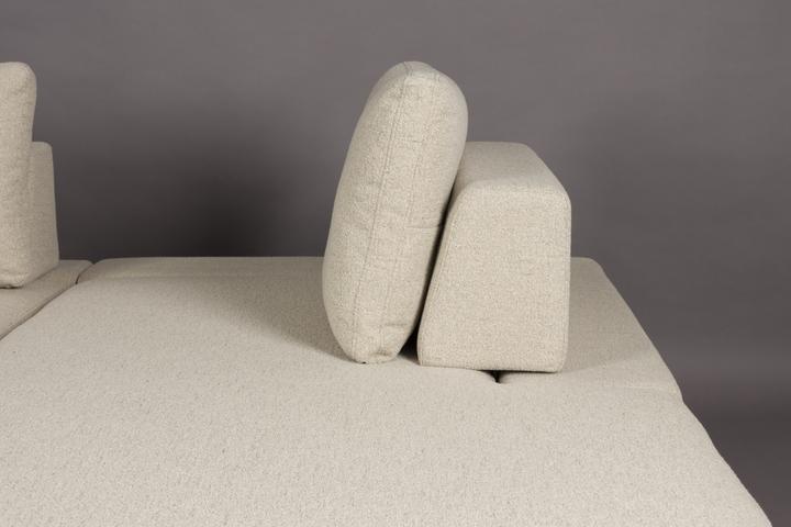 Actual product image Dutchbone Shelly Sofa Off-White Right Chaise Longue