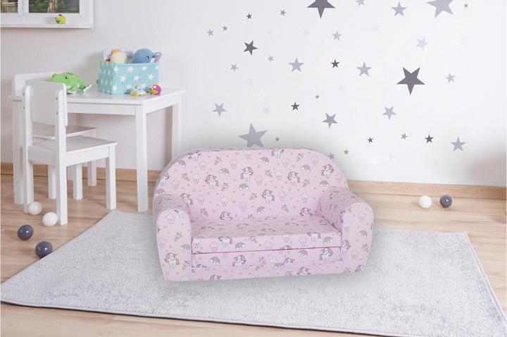 Knorrtoys Kindersofa - "Rainbow unicorn" (Kindersofa)