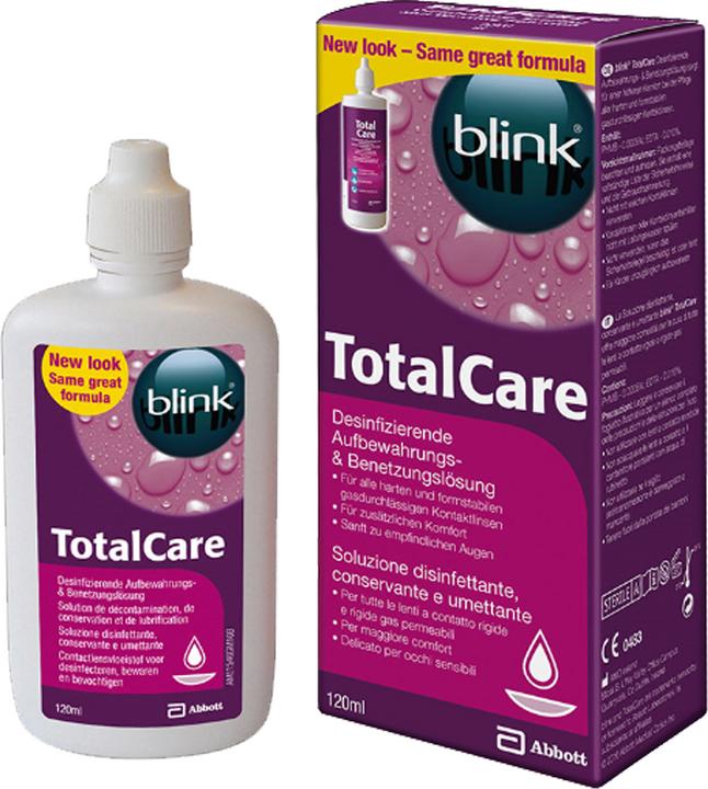 Image du produit Blink TotalCare solution + Lensecase sol (Entretien des lentilles dures, 120 ml)