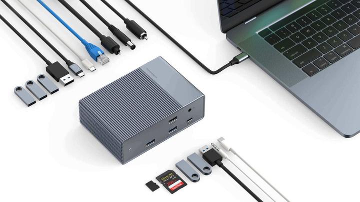 Produktbild Targus HyperDrive Universal GEN2 ThunderBolt 3 Docking Station (Thunderbolt, 13 Ports)