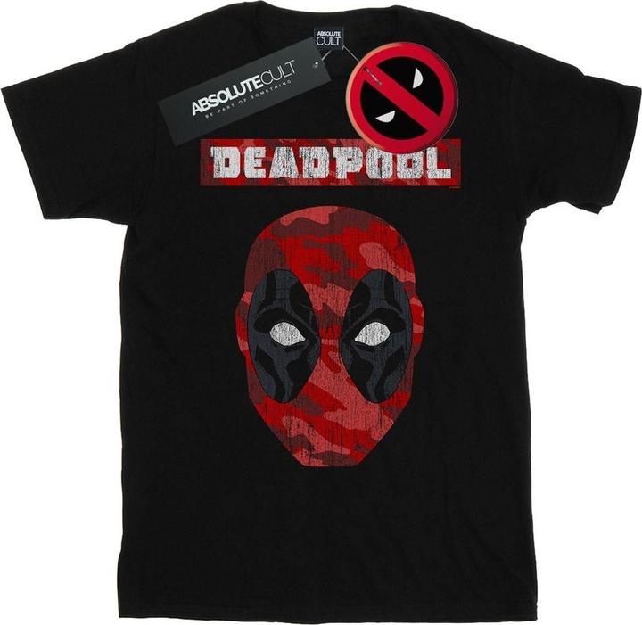 Deadpool Camo Head TShirt (4XL)