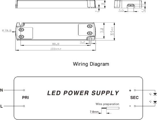 Image du produit Lumina Swiss Bloc d'alimentation 12V 20W pour l'installation dans un meuble