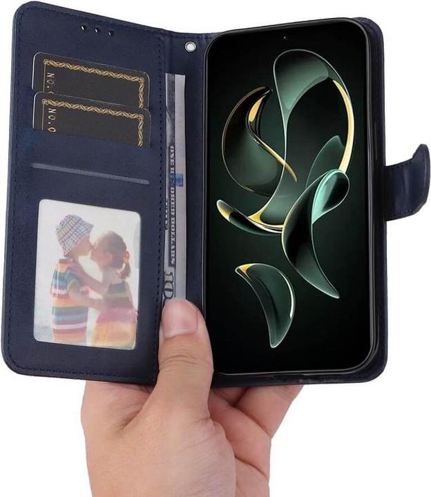 Image du produit Cover-Discount Xiaomi 13T / 13T Pro - Étui Premium pour téléphone portable bleu foncé (Xiaomi 13T, Xiaomi 13T Pro)