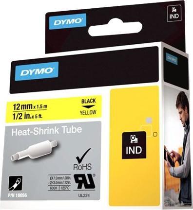 Produktbild Dymo Heissschrumpfschlauch ID1 12mm gelb (1.20 cm, Gelb)