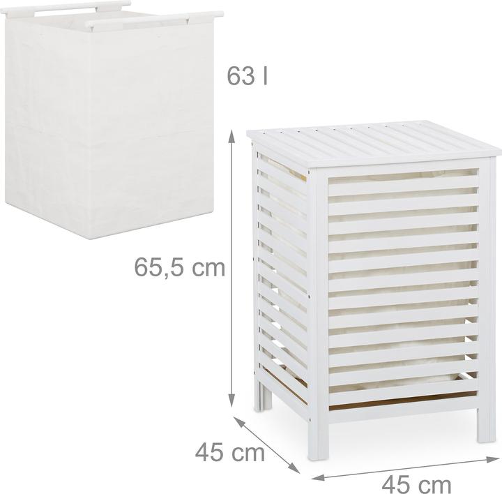Produktbild Relaxdays Wäschetruhe (63 l)