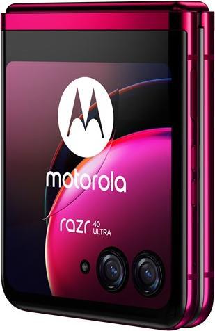 Actual product image Motorola Razr 40 Ultra (256 GB, Viva Magenta, 6.90", SIM + eSIM, 12 Mpx, 5G)