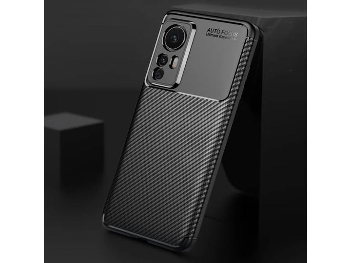 Produktbild Screenguard Xiaomi 12 Pro Hülle Carbon Design TPU Case (Xiaomi 12 Pro)