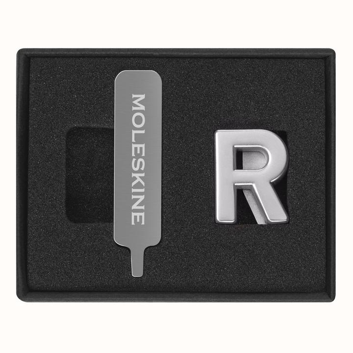 Produktbild Moleskine Pin Buchstabe R Silber (Kein Einband)