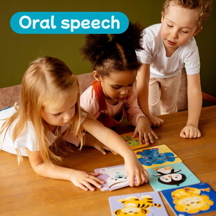 Immagine prodotto Montessori Puzzle triplo - Animali domestici 6 pezzi, 18 pezzi