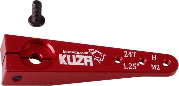 Produktbild Kuza Servohebel 1-Arm Hitec 24T 32/26/20mm 1.25" M2 Heavy Duty V2 Aluminium