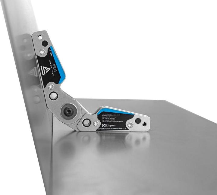 Produktbild Stahlwerk Magnet-Schweisswinkel einstellbare Winkeln 20° - 200° 22 kg / 48 lbs