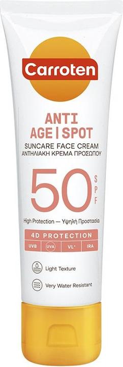 Actual product image Carroten Face Antispot Cream SPF 50 50 ml (Sun cream face, SPF 50, 50 ml)