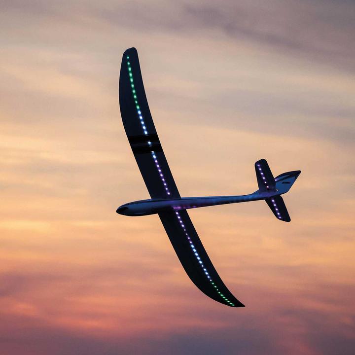 Immagine prodotto E-Flite Night Radian 2000mm aliante a motore elettrico modello BNF Basic (Aliante)