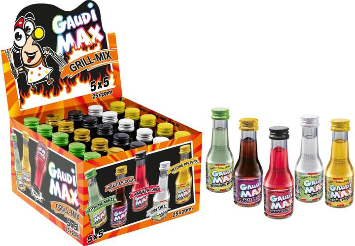 Produktbild GaudiMax Gaudi Max Grill Mix 25 x 0.02 l (25 x 2 cl)