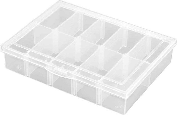 Produktbild Robitronic sortierkasten 10 fächer 134x100x29mm variabel