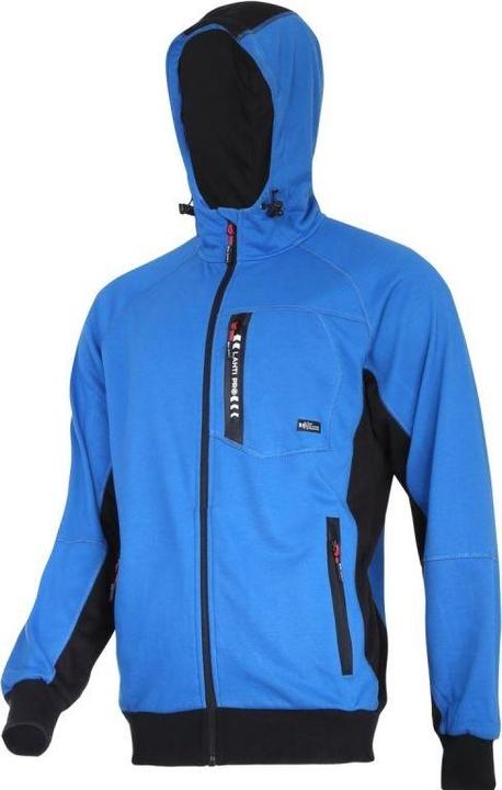 Immagine prodotto Lahti Pro felpa con cappuccio con zip blu/nero "XL" (L4012704) (XL)