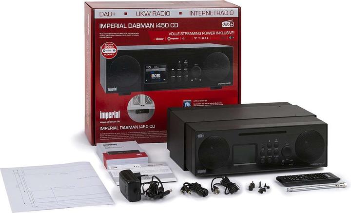 Produktbild Imperial Dabman i450 CD (DAB+, Internetradio, UKW, FM, Bluetooth, WLAN)