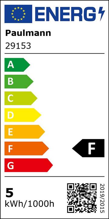 Energie-Label Paulmann Reflektor Zigbee (GU10, 4.80 W, 350 lm, 1 x, F)