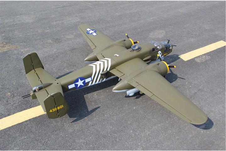 Actual product image Seagull Models ( SG-Models ) B-25 MITCHELL GIANT SCALE ARF 2,4M MIT ELEKTR. EINZIEHFAHRWERK, matt