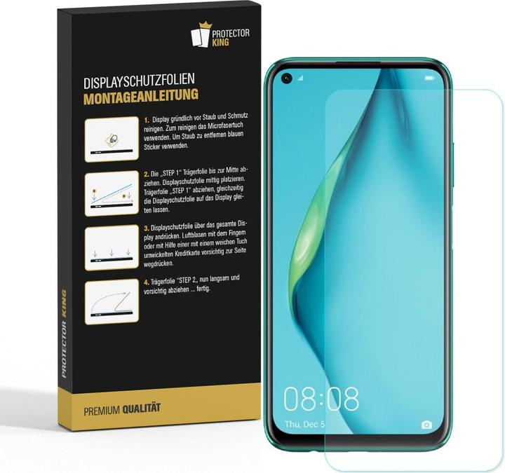 Produktbild Protectorking 2x Panzerfolie Anti-Shock HD Klar (2 Stück, Huawei P40 Lite)