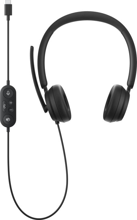 Produktbild Microsoft Modern USB-C Headset Wired Head-band Office/Call center USB Type-C Black (Kabelgebunden, USB-C)