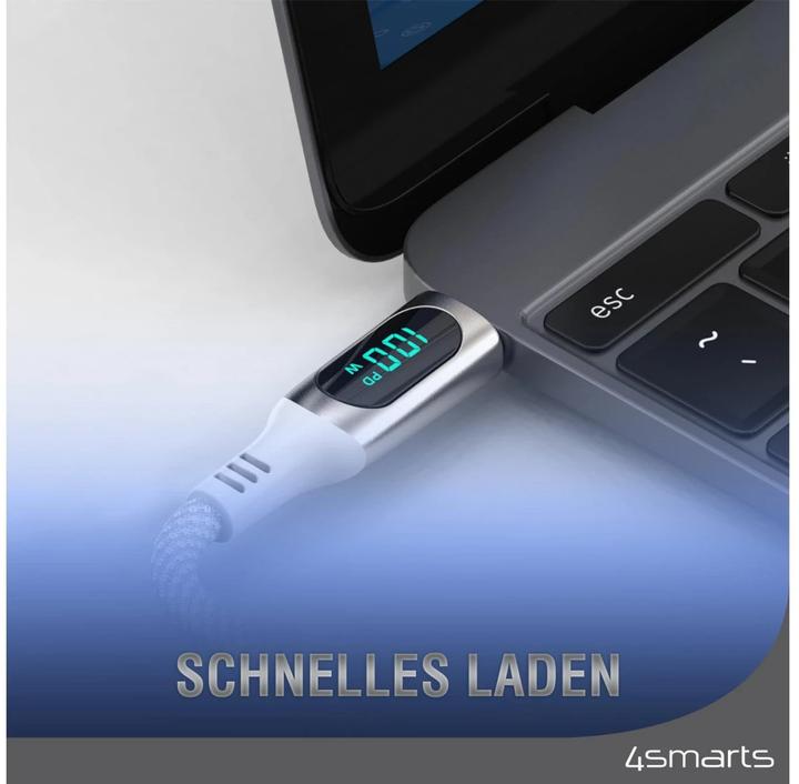 Produktbild 4smarts USB C – USB C (3 m, USB 2.0)