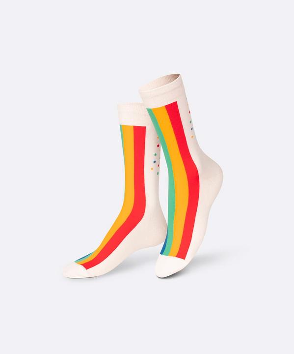 Actual product image Eat My Socks Socks, Rainbow Cake (One size)