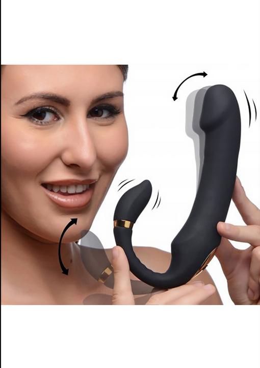 Produktbild Shots 10X Pleasure Silicone Vibrator with Clit Stimulator