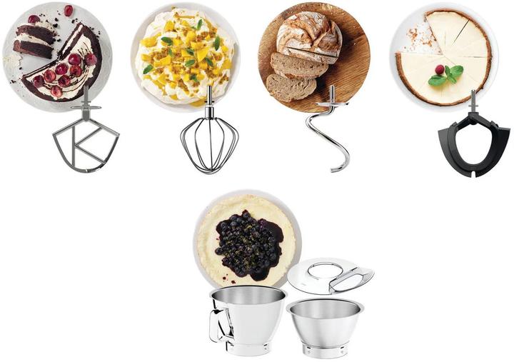 Actual product image Kenwood Titanium Chef Baker Silber (1200 W)