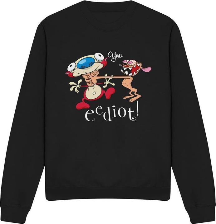Immagine prodotto Ren & Stimpy You Eediot Felpa Adulto Unisex (M)