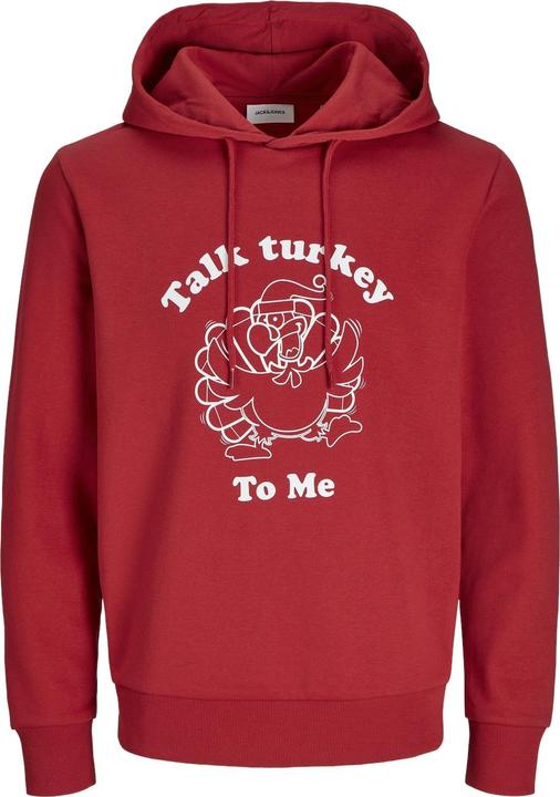 Jack & Jones Jjxmas One Color Funny Sweat Hood (M)