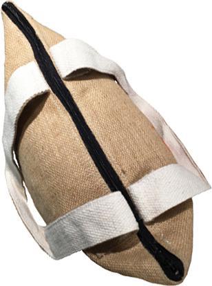 Actual product image Bekos Large Jute Shopper "My Bag" orange