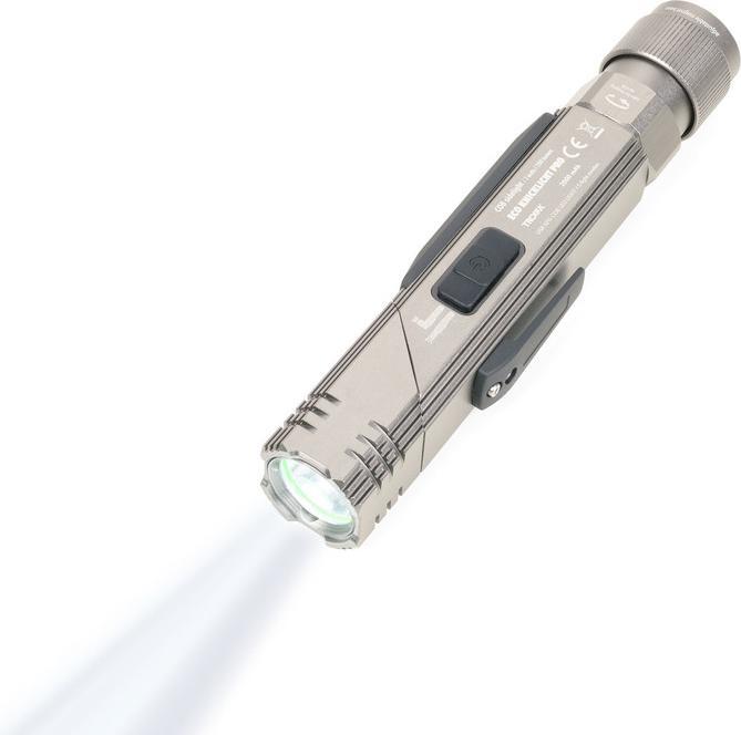 Produktbild Troika ECO KNICKLICHT PRO Taschenlampe Knicklampe multifunktional, titanfarben (14.90 cm, 200 lm)