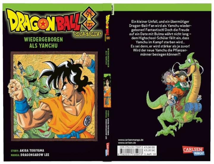 Actual product image Dragon Ball Side Stories - Yamchu (German, Dragon Garow Lee, Akira Toriyama, 2018)