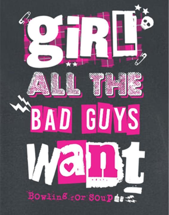 Produktbild Amplified Girl All The Bad Guys Want TShirtKleid (L)