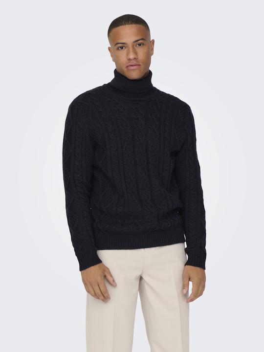 Produktbild Only & Sons Strukturstrick Strickpullover (XS)