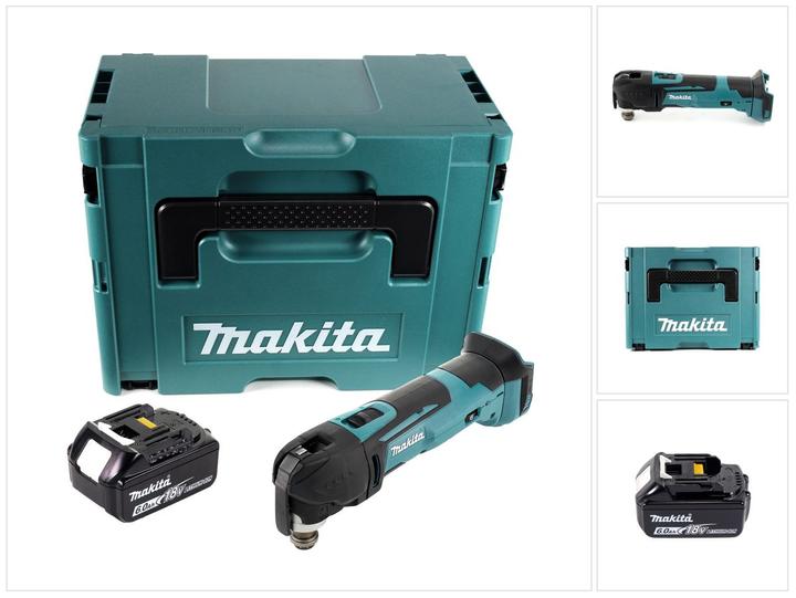 Actual product image Makita DTM 51 G1J Battery Oscillator 18 V + 1x battery 6,0 Ah + Makpac - without charger