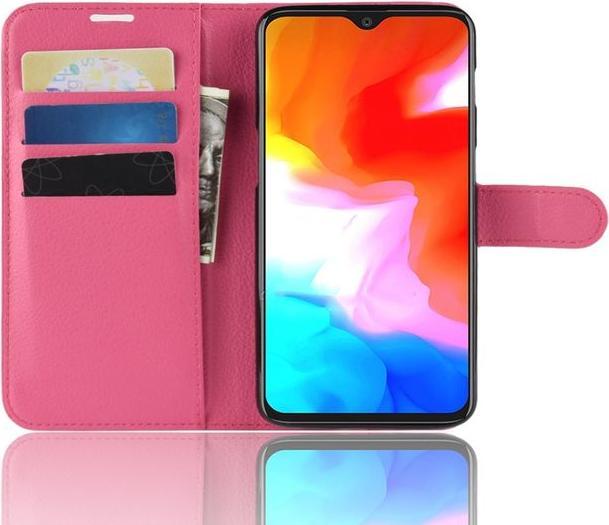 Actual product image MU Classic Litchi Leather Bookcover Series (OnePlus 6T)