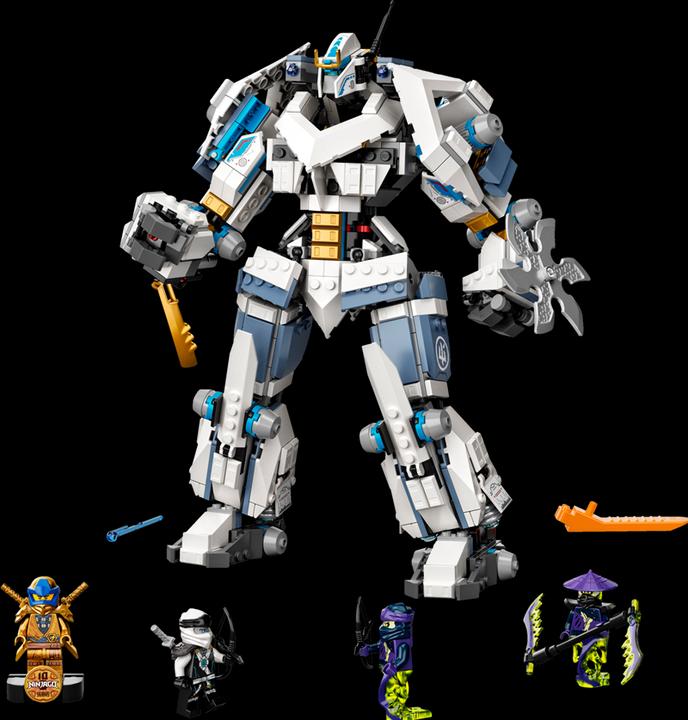 Actual product image LEGO Zane's Titan Mech (71738, LEGO Ninjago)